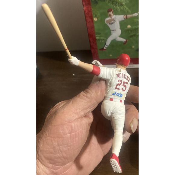 Hallmark‎ 2000 Keepsake Ornament Mark McGwire At The Ballpark St Louis Cardinals - Picture 3 of 10
